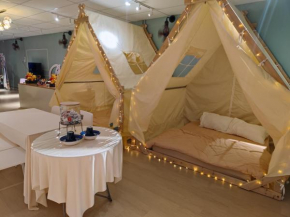 Penang Indoor Camping Tent Romantic Stay up to 7 pax Netflix YouTube Playstation